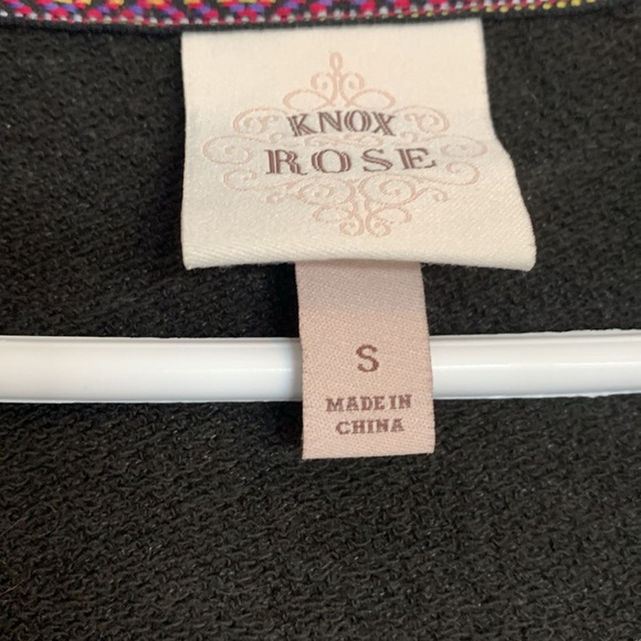 Knox Rose Black Hoodie Size Small EUC - Picture 2 of 5